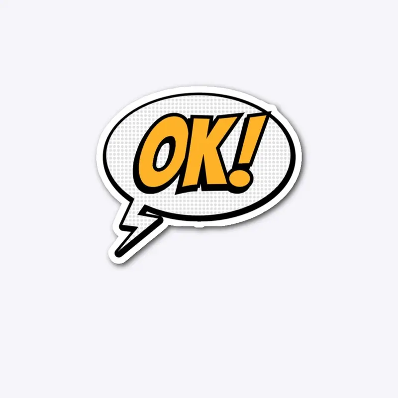 OK! Classic comics style design BUY NOW